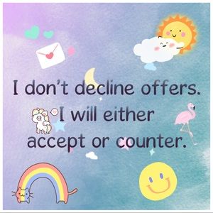 Make me an offer!! ☺️